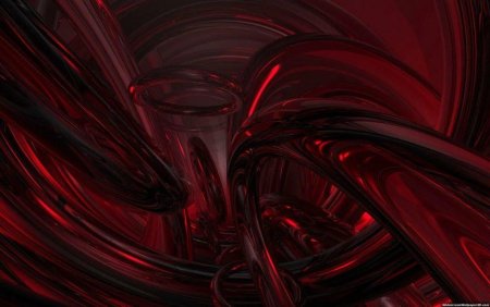 Черно красная абстракция