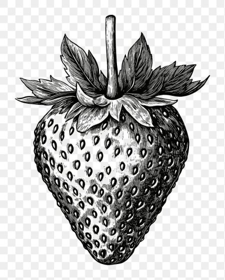Клубника набросок