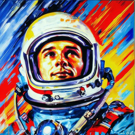 Портрет гагарин