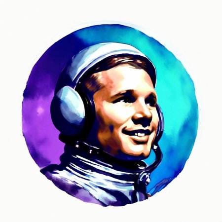 Гагарин портрет