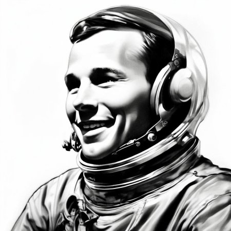 Гагарин портрет