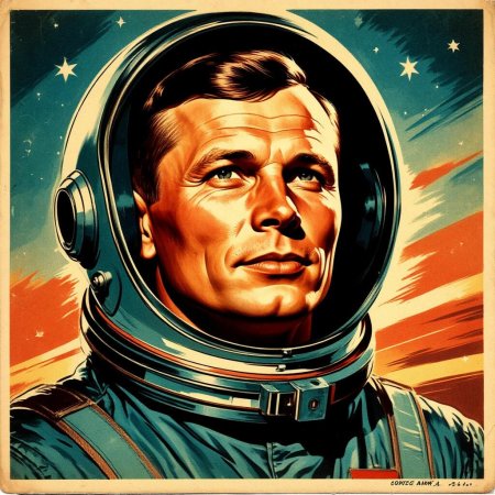 Скафандр в космосе