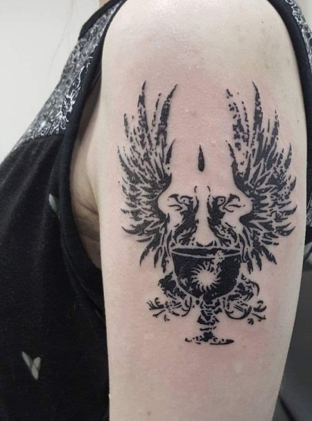 Тату драгон эйдж