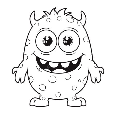 Монстр рисунок для детей