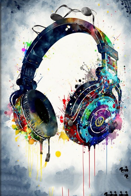 Радужные наушники