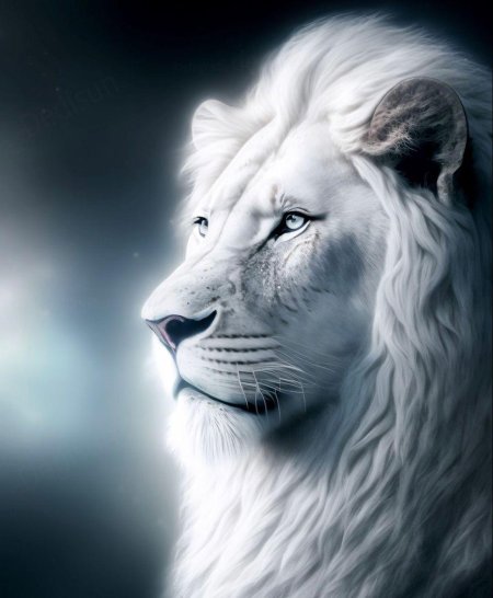 Tramp s white lion