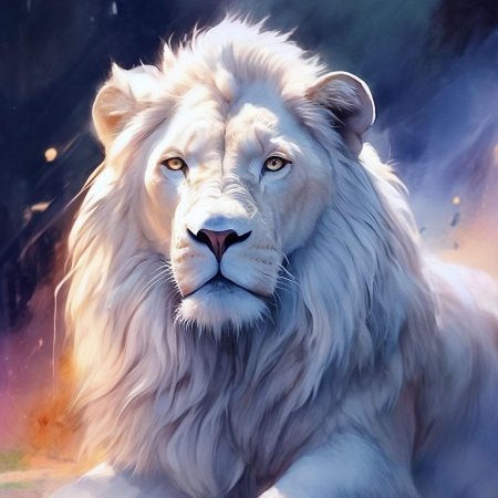 Лев красивый