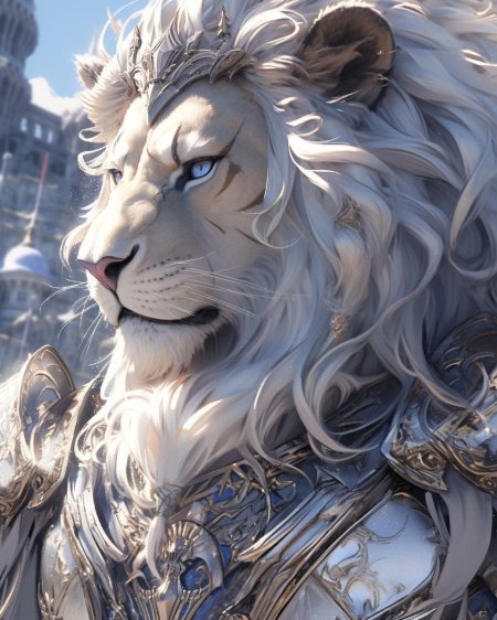 Лев в доспехах