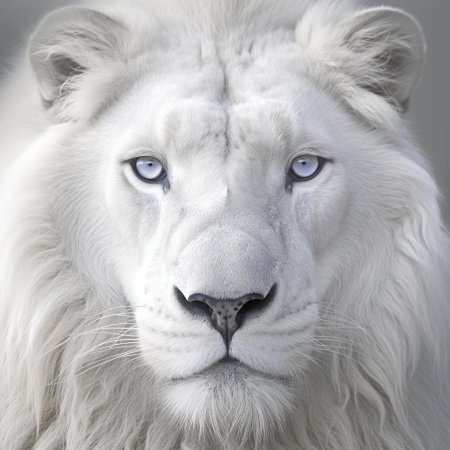 Львица с голубыми глазами