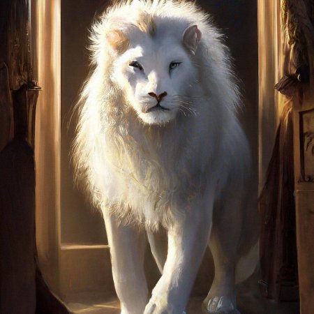 Альбинос лев