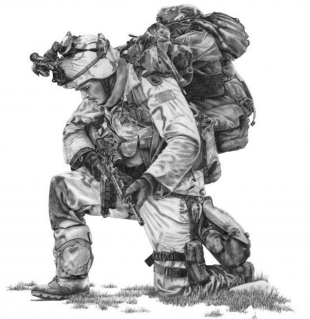 Спецназ рисунок