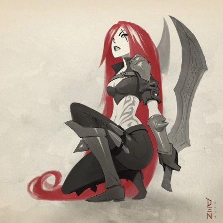 Катарина ЛОЛ арт