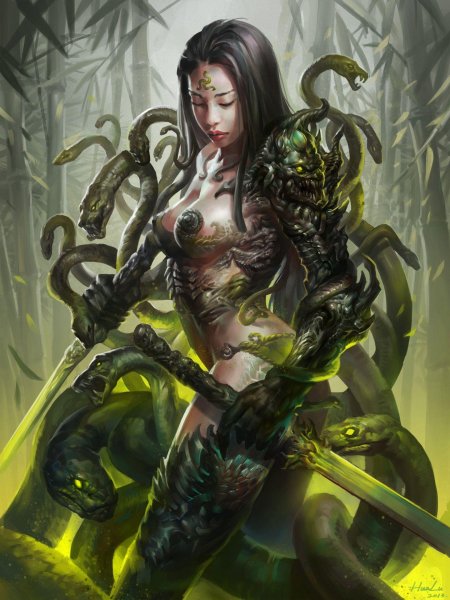 Женщина хищница