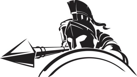 Гладиатор трафарет