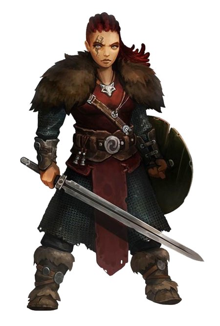 Гном варвар ДНД