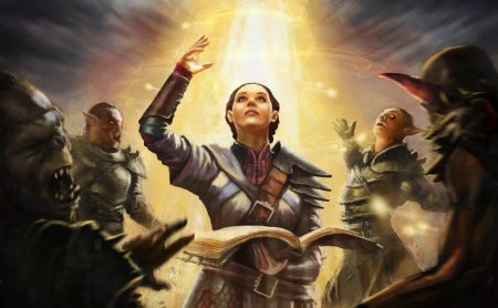 Клерик Хилер фэнтези арт