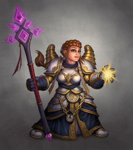 Дворф Жрец арт