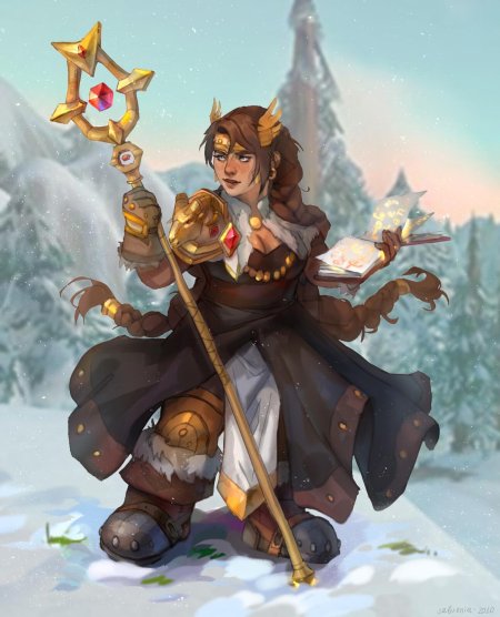 Холмовой Дварф женщина