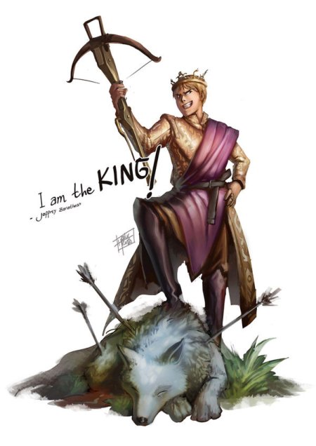 Джоффри Баратеон арт по книге