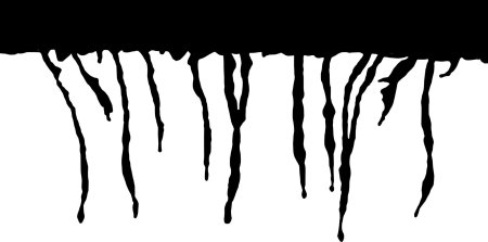 Черные подтеки