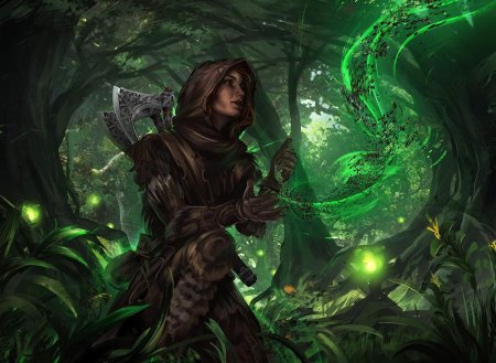 Эльф друид МТГ