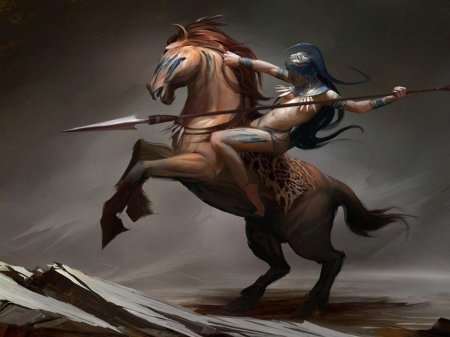 Богиня Диана воительница