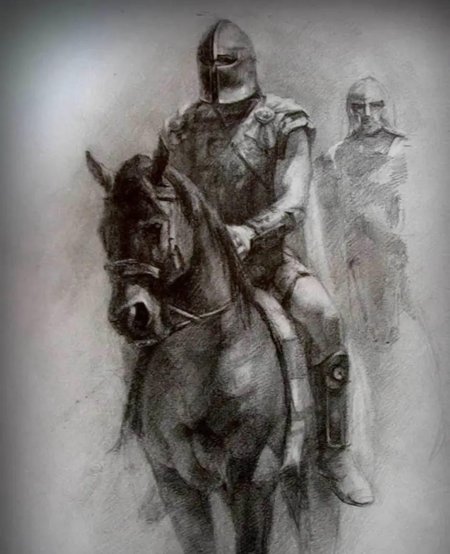 Рыцари на конях