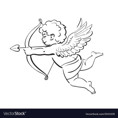 Купидон эскиз