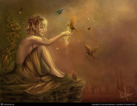 Эльф с крыльями