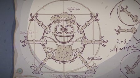 Смешарики робот няня железная няня