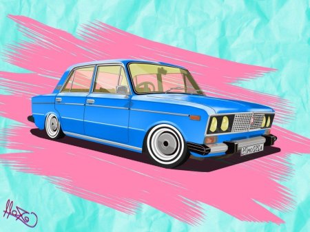 ВАЗ 2107 Боевая классика арт