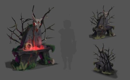 Жертвенный алтарь арт