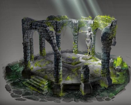 Алтарь 3д референс