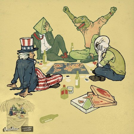 Теория заговора рептилоиды Мем