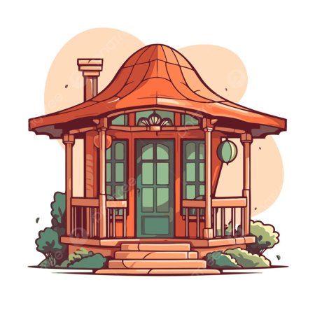 Крыльцо рисунок