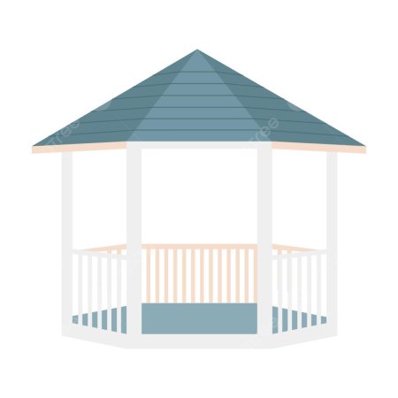 Клипарт беседка на прозрачном фоне