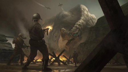 Военные сражаются с монстрами