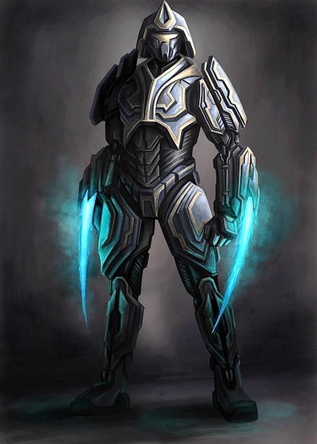 Экзо броня арт Паладин