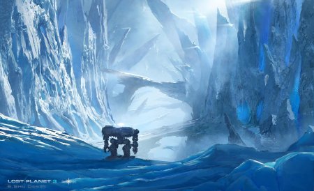 Ледяная Пустошь фэнтези арт