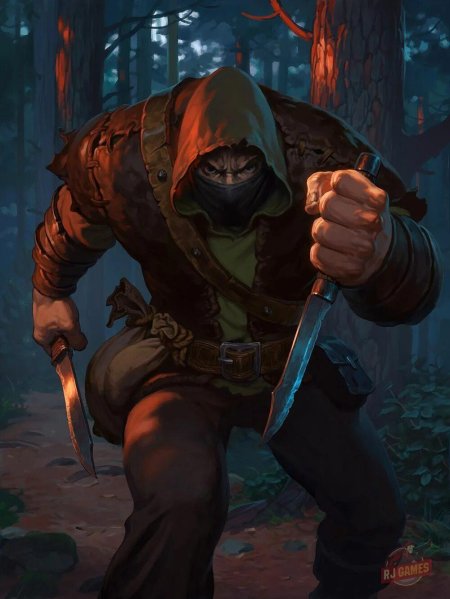 Бандит ДНД арт