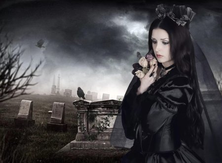 Портрет в готическом стиле