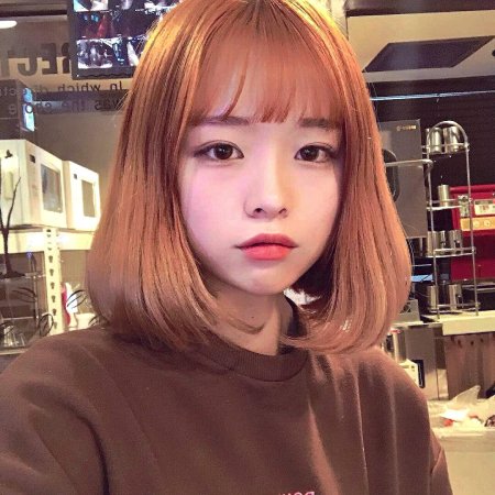 Кореянки с челкой