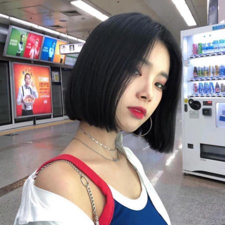 Боб каре корейская стрижка