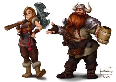 Дворф Гном референс