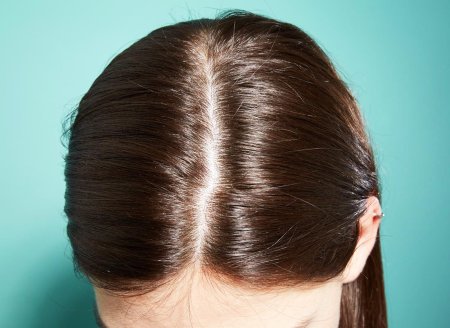 Пробор у женщин