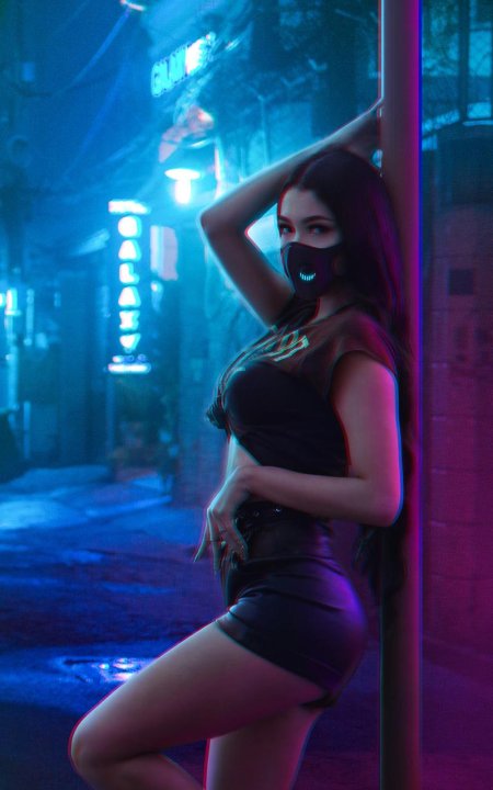 Девушка на столе