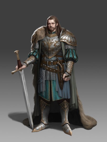 Герой в доспехах