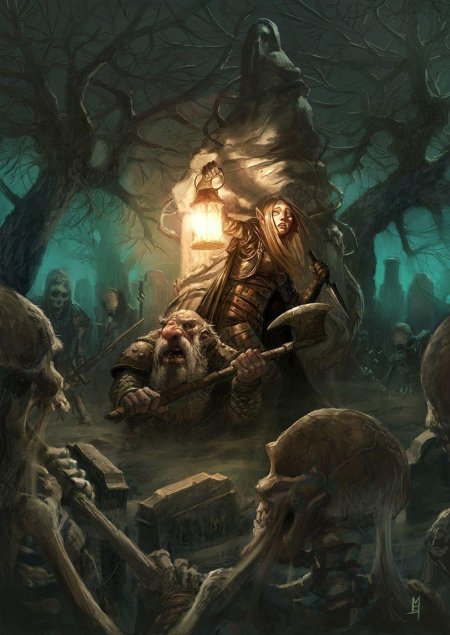 Дворф нежить арт