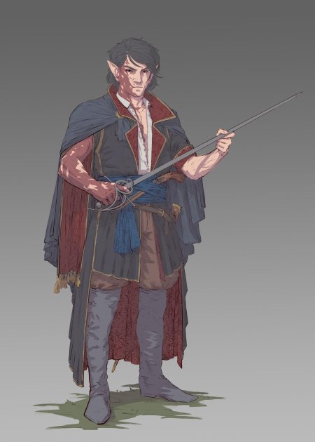 Крестьянин ДНД арт