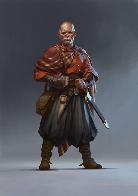 Торговец ДНД арт